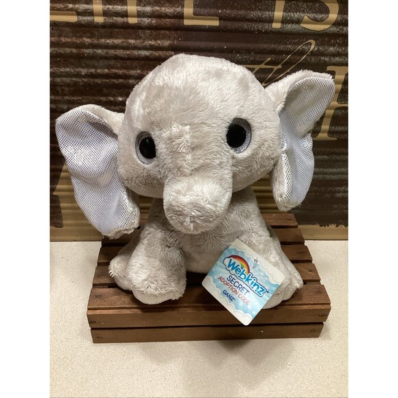 Webkinz Next Elephant Peanut #00008 Gantz With Unused Secret Adoption Code - Picture 1 of 11